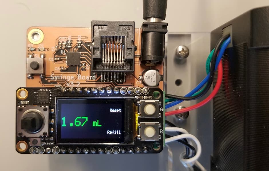 Motor controller with display and manual control